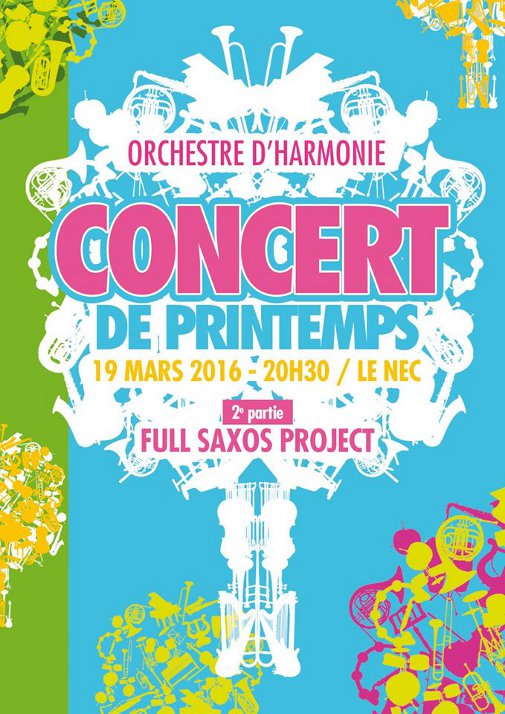 FullSaxos Project en concert au NEC de Marly