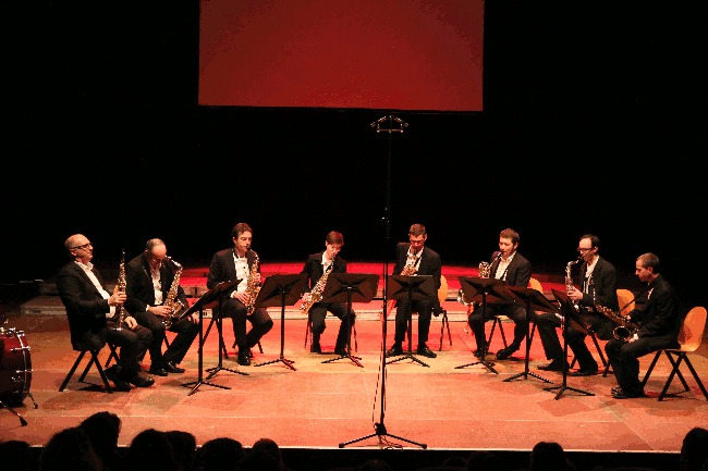 L'octuor en concert au Conservatoire du Grand Nancy Decembre 2014