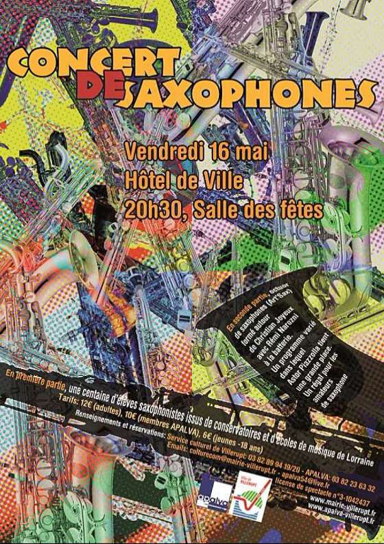 Concert saxophones villerupt Fullsaxos Project / Art'Sax Concert saxophones villerupt Fullsaxos Project / Art'Sax