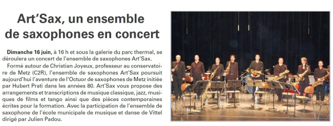 Concert Vittel Galerie Parc Thermal