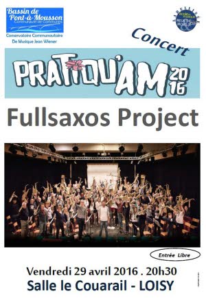 FullSaxos en concert à Loisy le 29 avril 2016